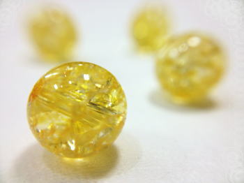 天然石、カラークラック水晶(イエロー)の意味・浄化方法