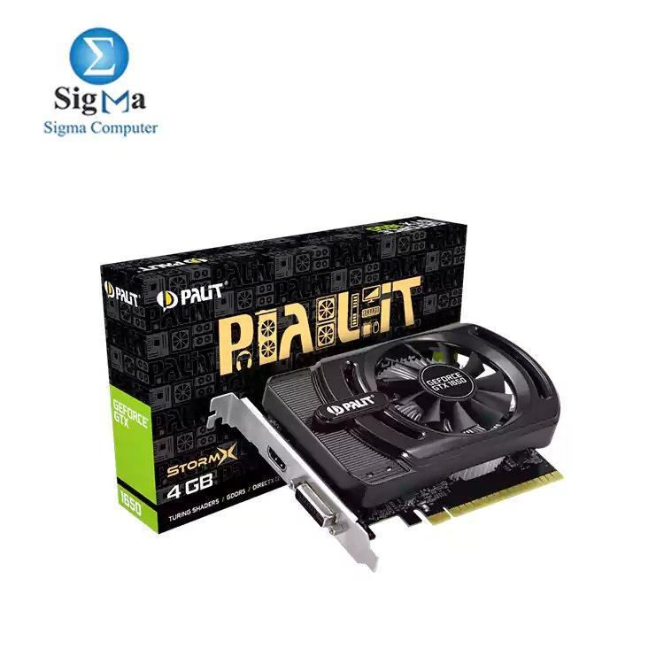 PALIT GeForce® GTX 1650 StormX 4G - Palit | 4699 EGP (24% OFF