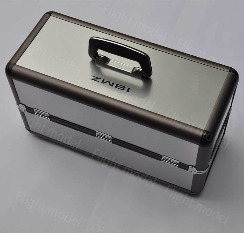 Double Layer Easy Carry Aluminum Case For Futaba 18MZ 10C 8FG 8J