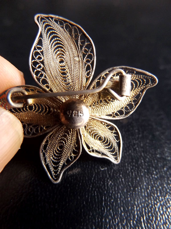 1960年代頃デンマーク・ブローチ・スターリングシルバー925