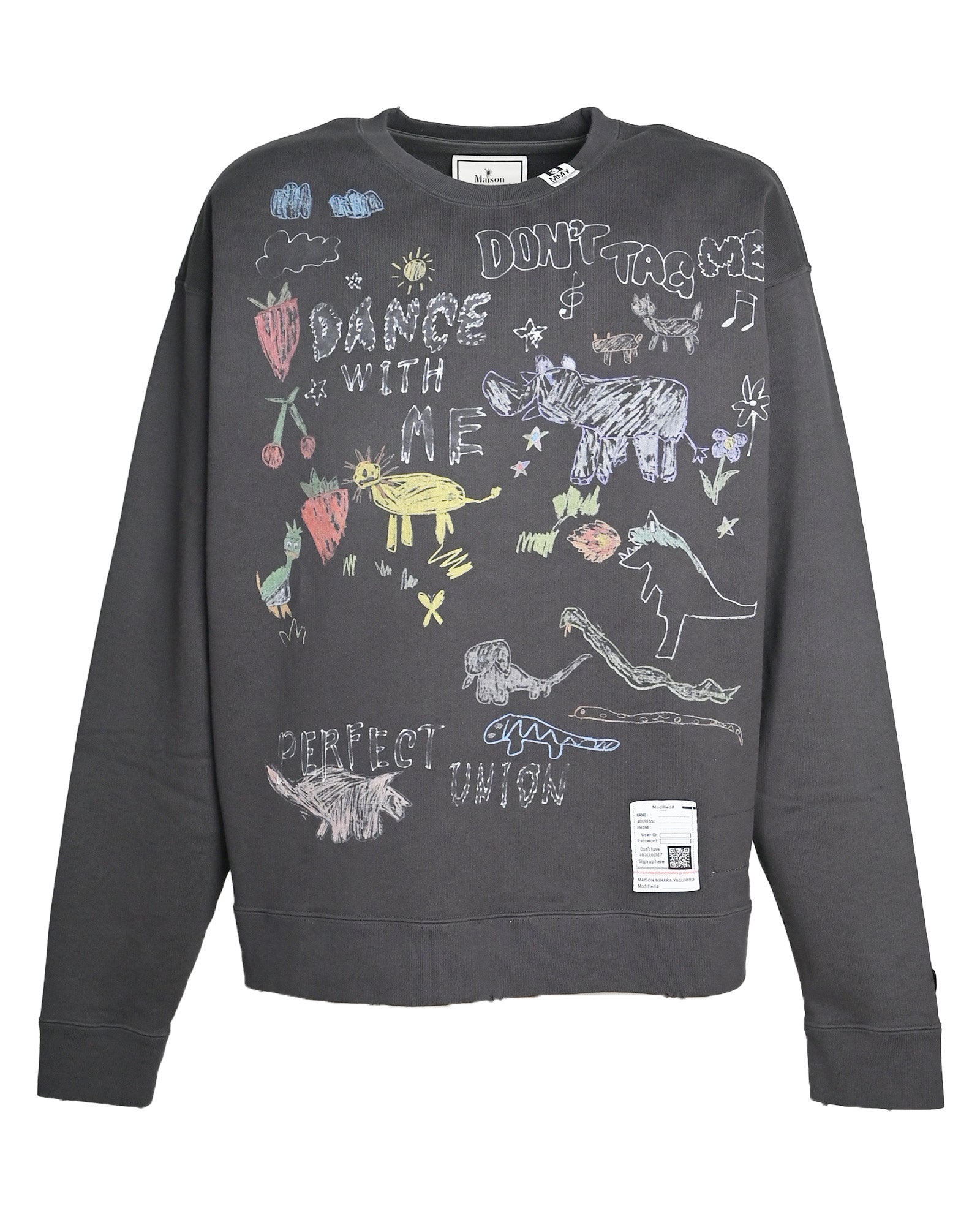 MIHARA YASUHIRO (ミハラヤスヒロ)26SS スウェット KIDS DOODLE