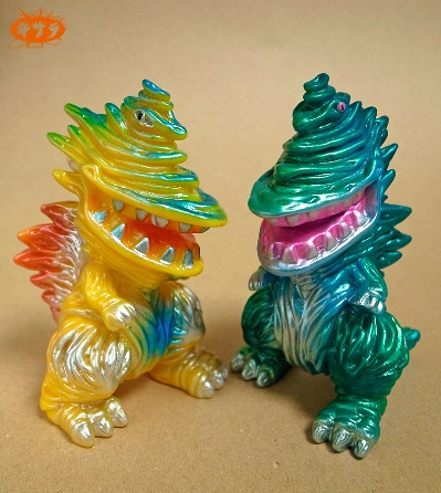 Gumtaroの怪獣ソフビGizalla（ギザラ）「Dreamrocket7期 彩色版