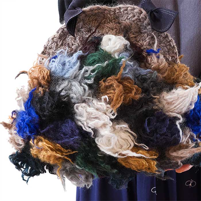 ミナペルホネン×ヒトミシノヤマ pot-au-feu bag/ポトフバッグ #blue