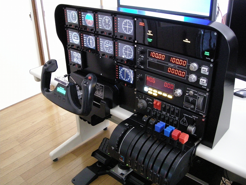 デスクトップ フライトパネル キット(Saitek Pro Flight専用） 近日