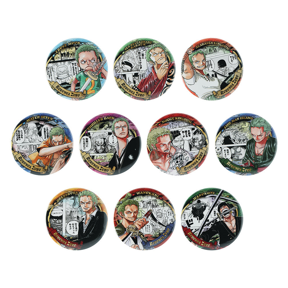 ワンピース☆オールスター缶バッジ コビー 64点 原作新商品情報＞ 【7