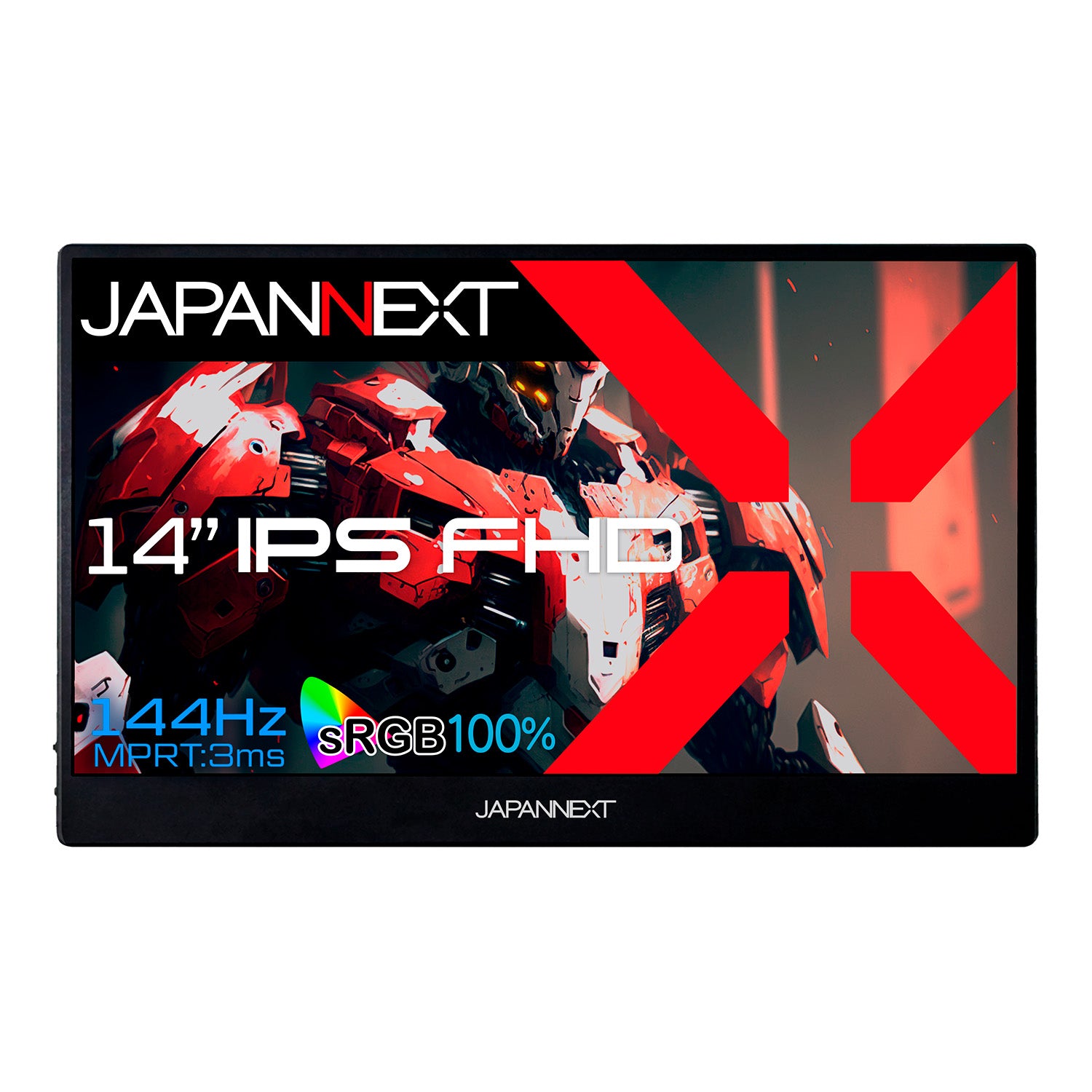 JAPANNEXT 14インチ IPSパネル搭載 144Hz対応 フルHDゲーミング