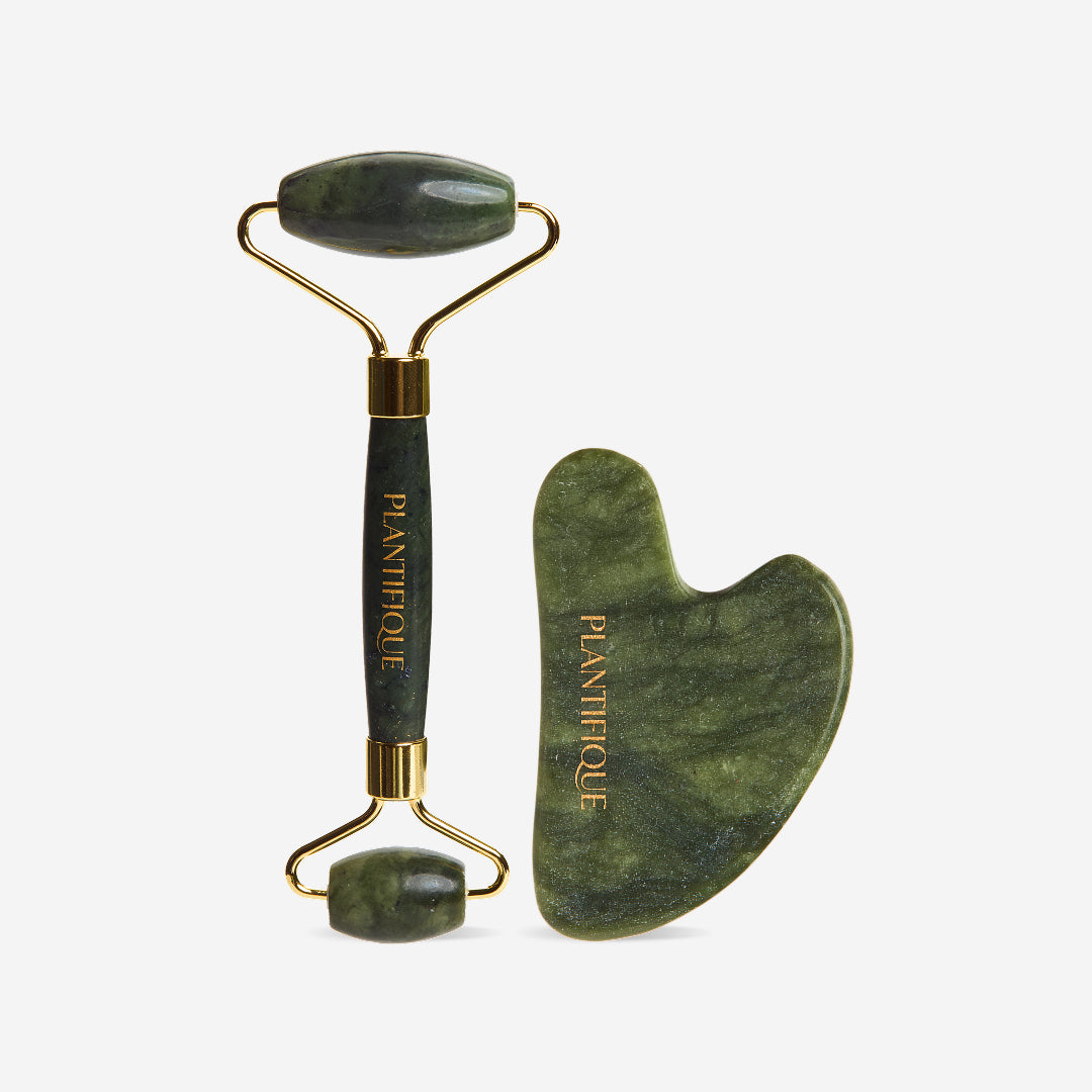 Plantifique Jade Roller & Gua Sha Set
