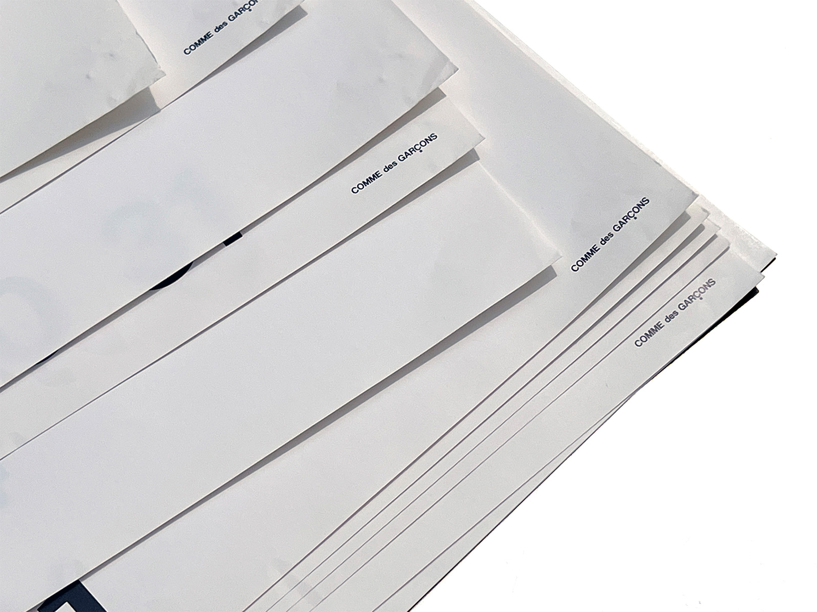 COMME des GARÇONS 1991 Calendar | PAGE SPREAD