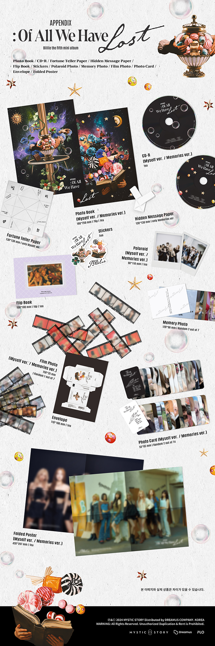 ☆Billlie the fifth mini album 「appendix：Of All We Have Lost