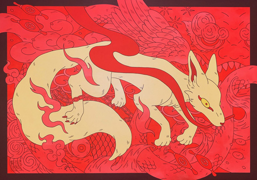 狐火 右untitled|上床加奈Kana Uwatoko