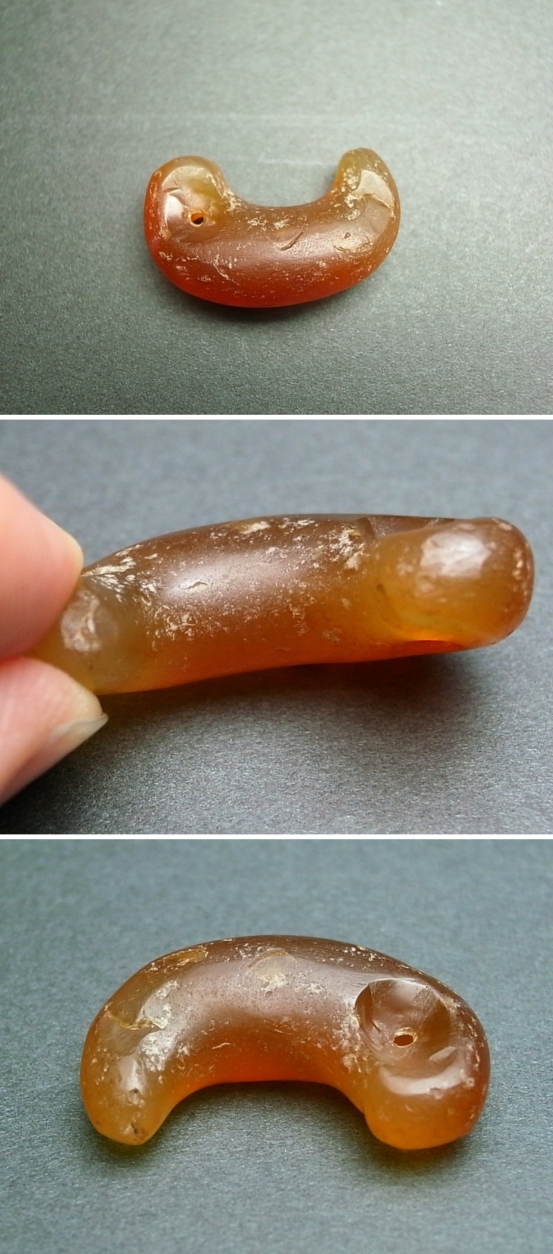 長谷雄堂 - 瑪瑙勾玉 | 古美術品専門サイト fufufufu.com