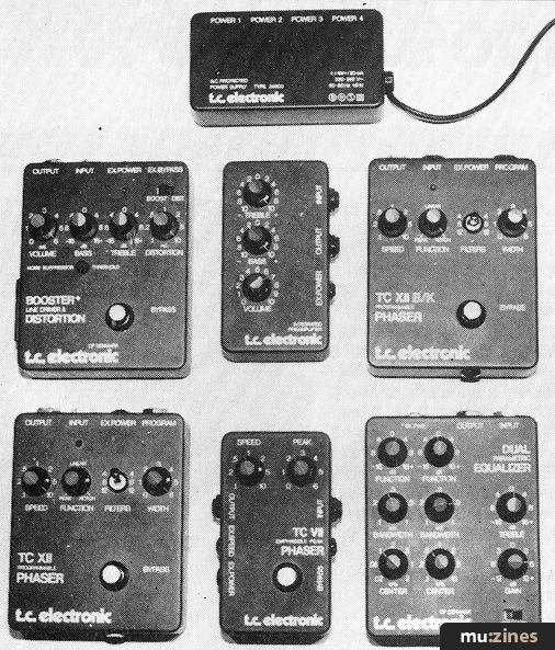 T.C. Electronic Effects Boxes (EMM Jan 82)