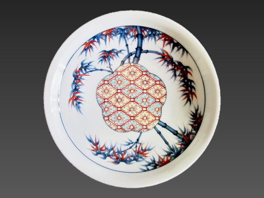 鍋島藩窯 市川光山 －作品紹介－ 銘々皿大 ①