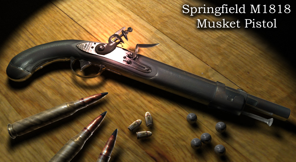 Flintlock Pistol - フリントロック式ピストル