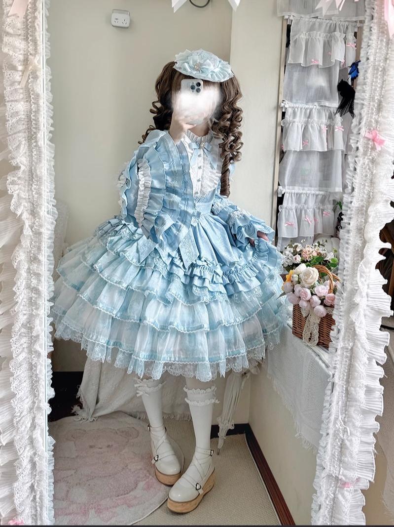 Classic Lolita OP Dress with Princess Long Sleeves