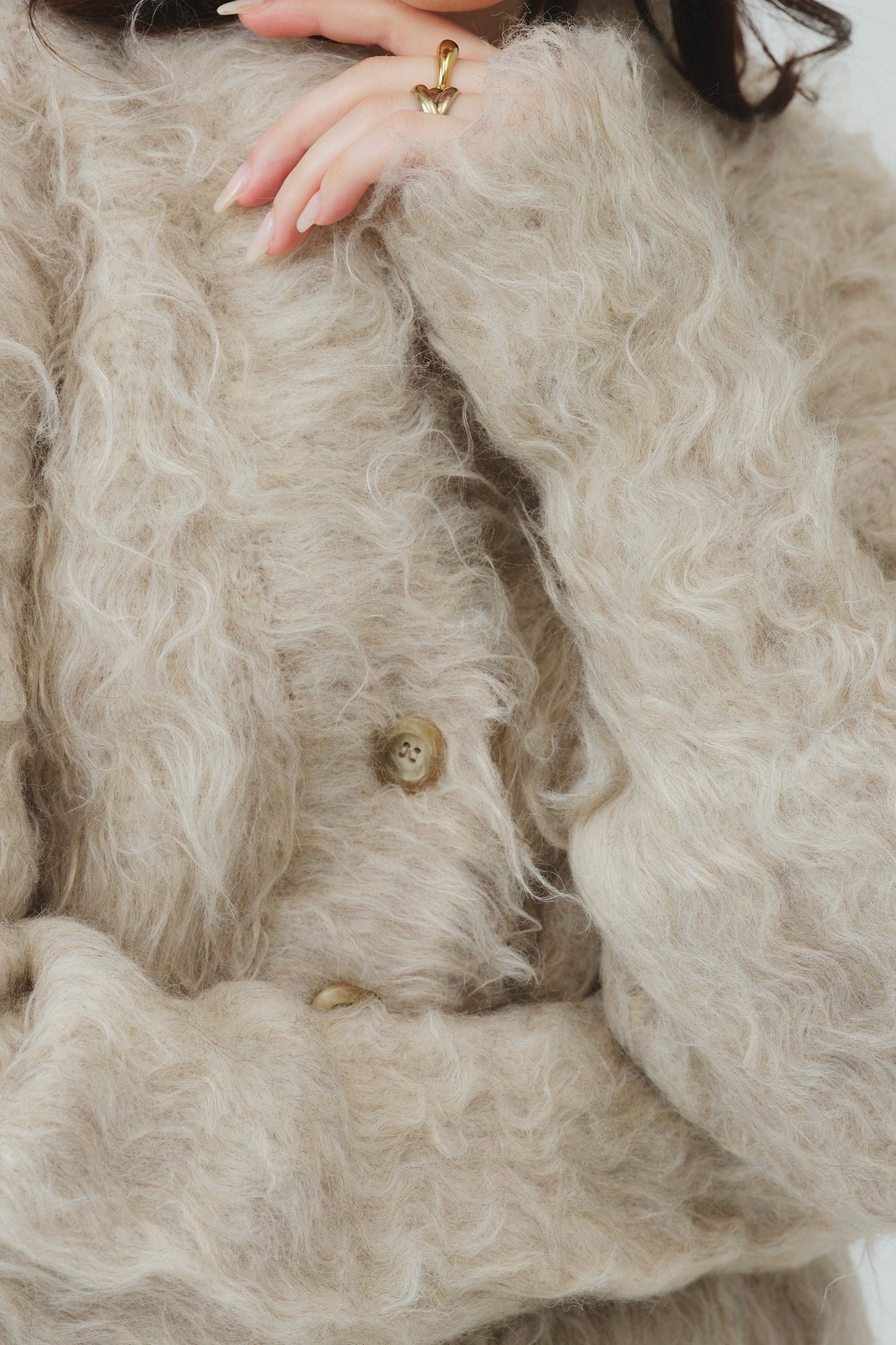 Pigalle Shaggy Cardigan – THE TOÉ