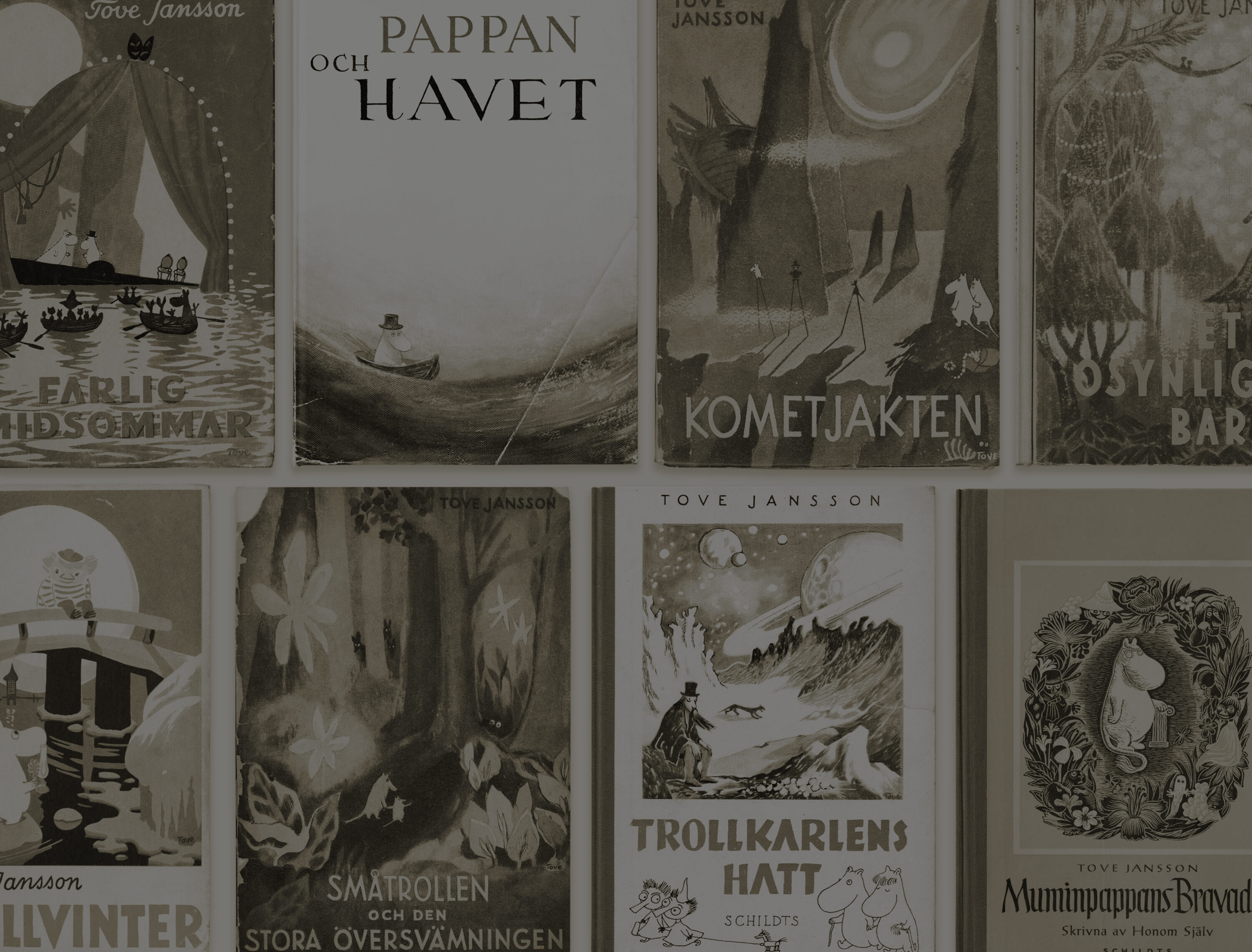 Tove Jansson • Moomin-Books-SWE • Tovejansson.com