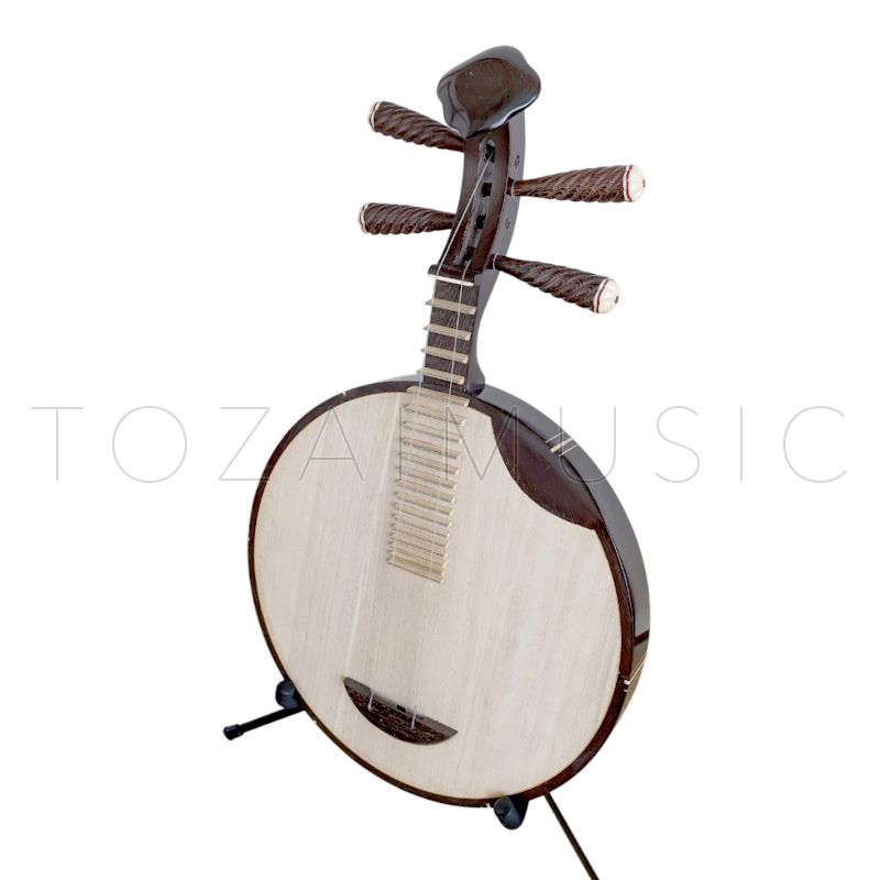鸡翅木 月琴；Professional Wenge Yueqin｜民族楽器専門店トーザイ