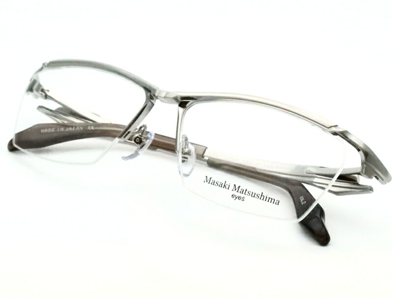 楽天市場】レンズつき マサキマツシマ メガネ MF-1307 2 ヘアライン