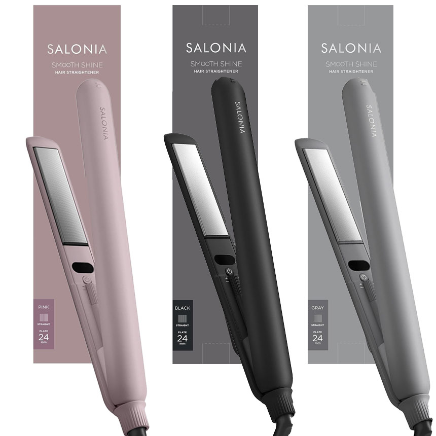 楽天市場】SALONIA スムースシャイン ストレート ヘアアイロン 24mm