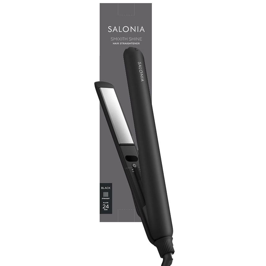 楽天市場】SALONIA スムースシャイン ストレート ヘアアイロン 24mm