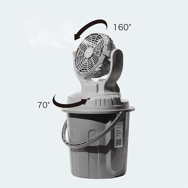 楽天市場】SHOWA ミストワークファン N25-01 4582353042488 [充電式