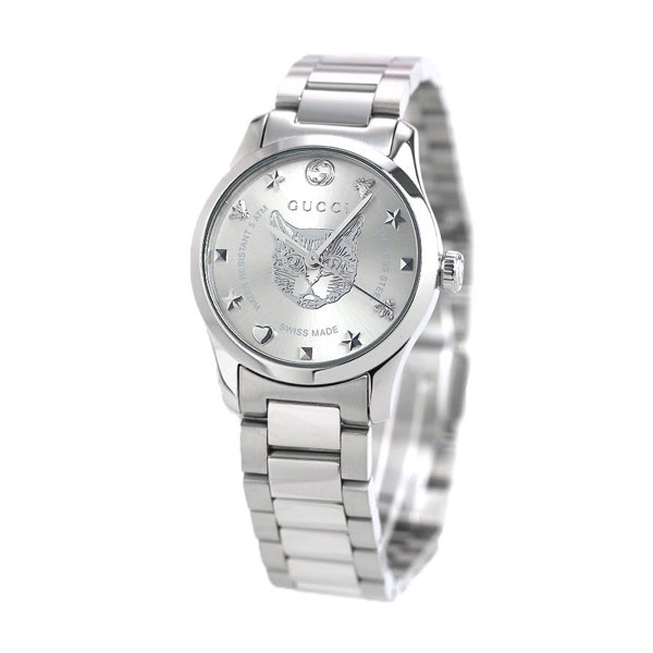 楽天市場】グッチ 時計 Gタイムレス 27mm 猫 レディース 腕時計
