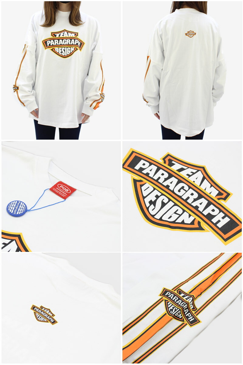 楽天市場】パラグラフ Tシャツ paragraph TEAM SLEEVE LINE LONG