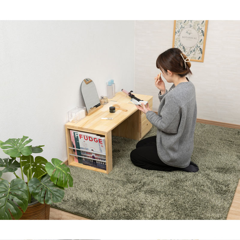 楽天市場】様々なシーンで活躍！天然木を使用した国産文机 【ROCO