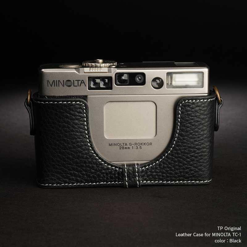 楽天市場】MINOLTA TC-1 専用 レザー ケース Black ブラック TP