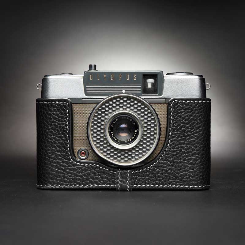 楽天市場】OLYMPUS PEN EE 用 レザー ケース Black ブラック TP