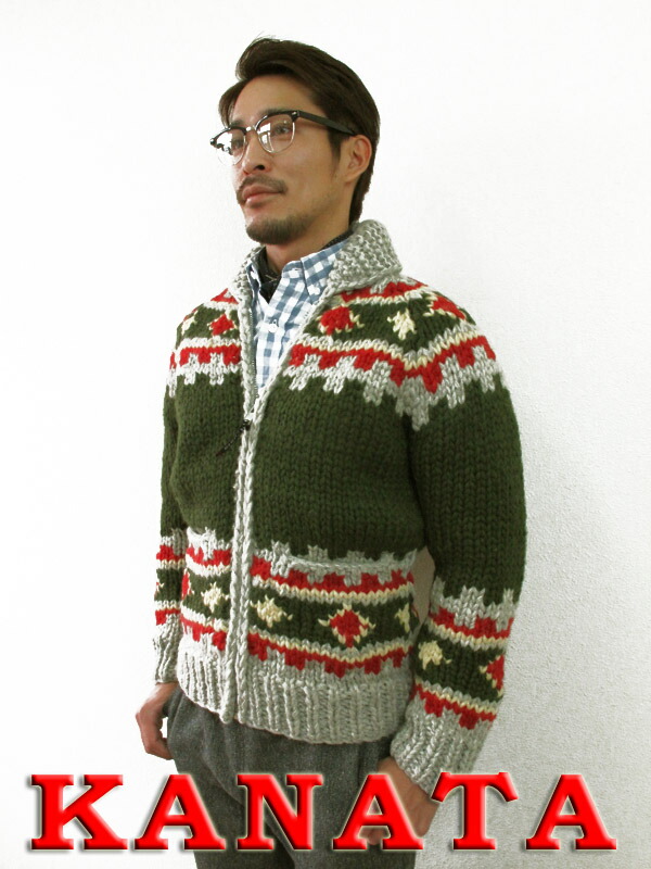 楽天市場】Kanata カナタ 『カウチンセーター』メンズ カウチンニット