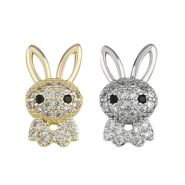 楽天市場】ポイント5倍ネイルパーツ うさぎ フェイス 2P 顔 ラビット