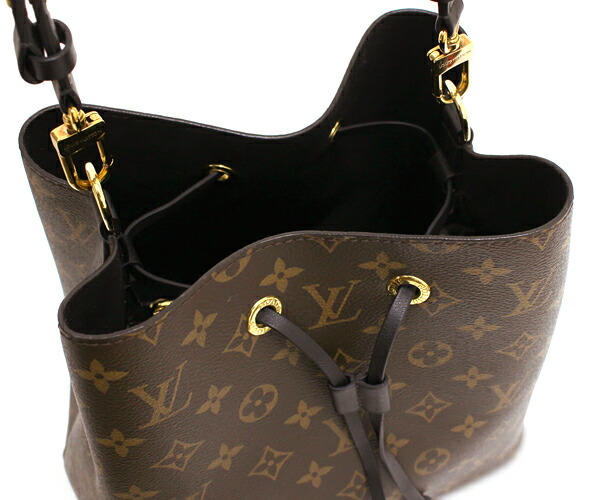 楽天市場】ルイ・ヴィトンモノグラム：ノワールネオノエ 巾着型