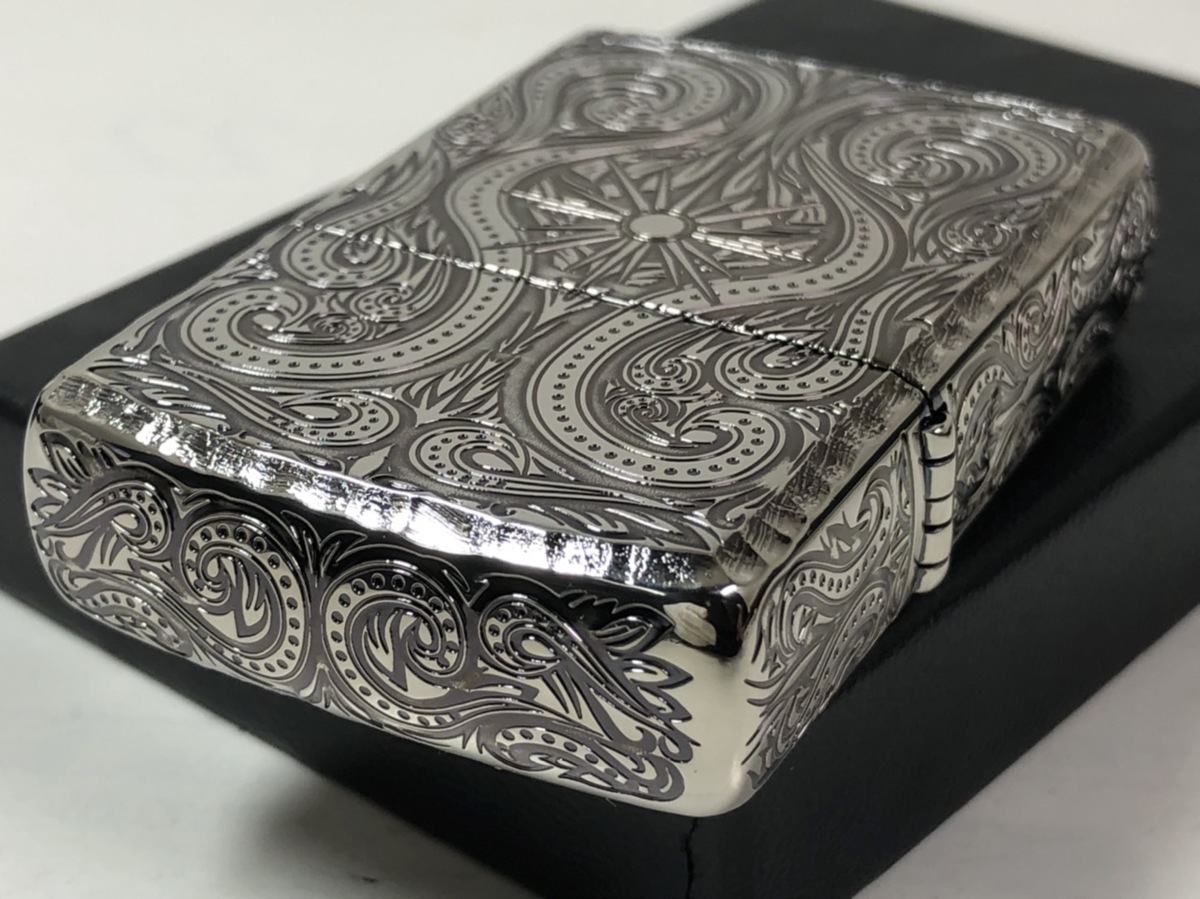 楽天市場】ジッポーライター： Zippo アーマー アラベスク 彫刻 【5面