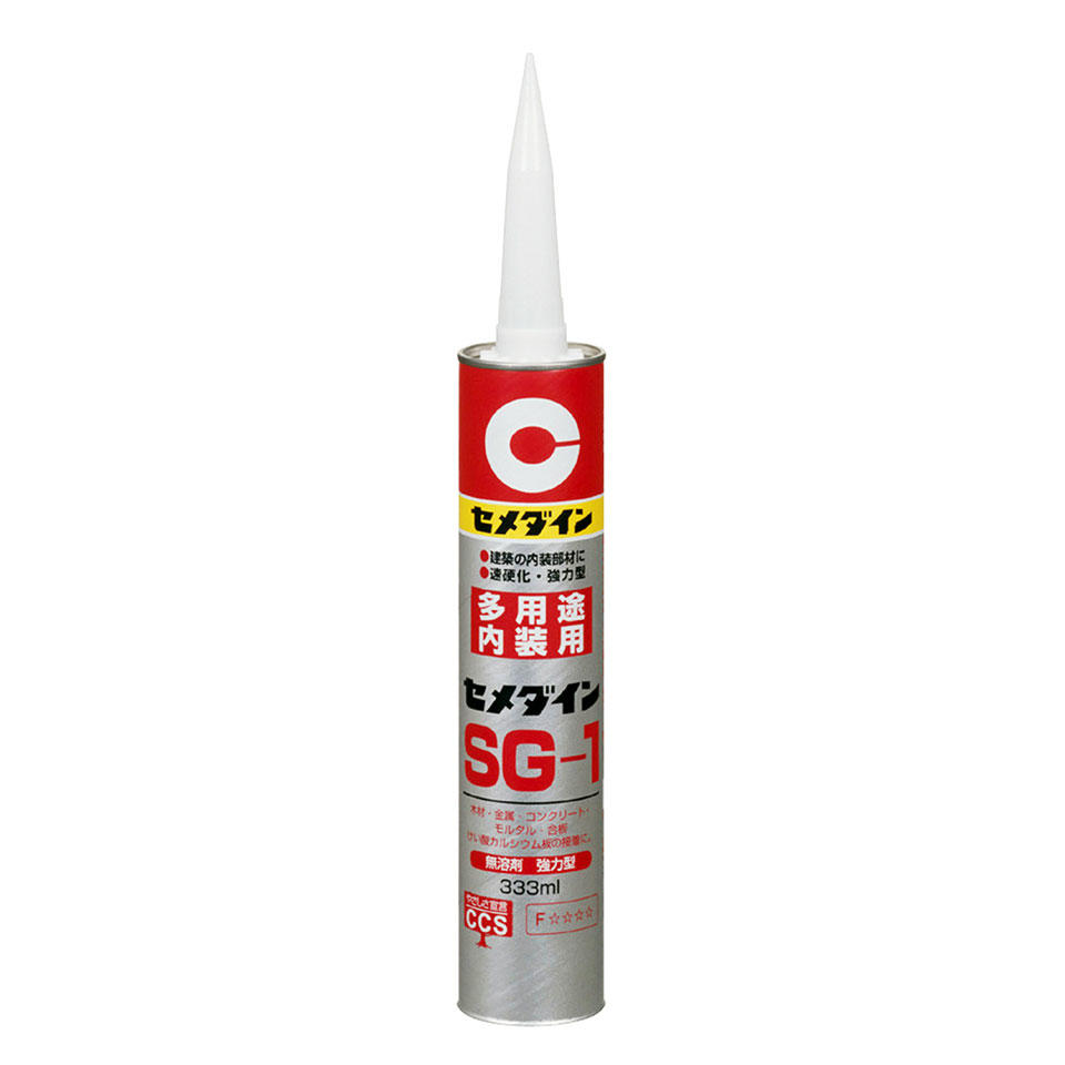 楽天市場】接着剤 強力 多用途 内装用 SG-1 333ml AX-048 セメダイン