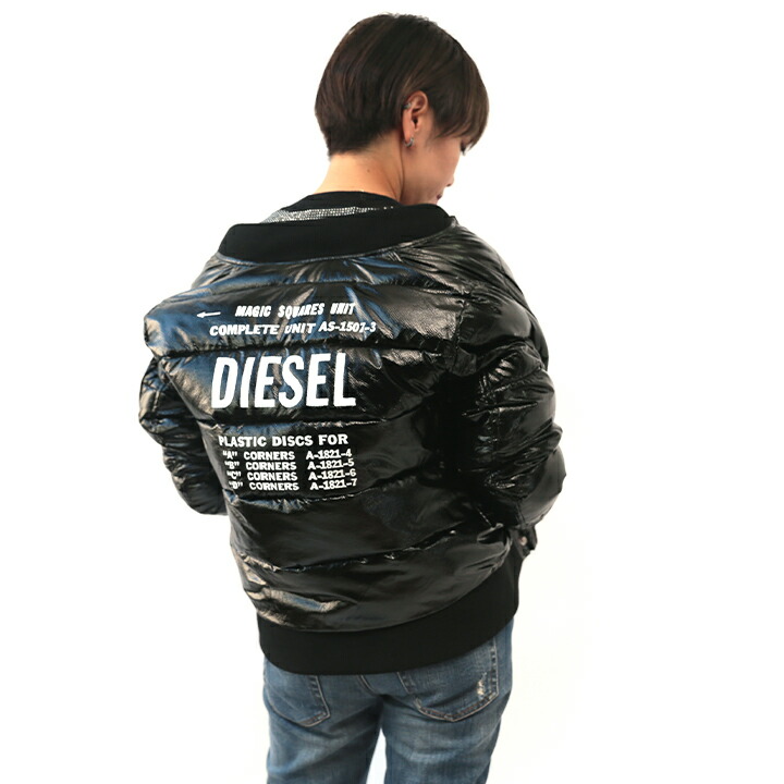 楽天市場】☆DIESEL ディーゼル レディース☆光沢ナイロン 防風特殊