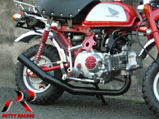 楽天市場】HONDA モンキー ゴリラ PRETTYショート管 黒 マフラー