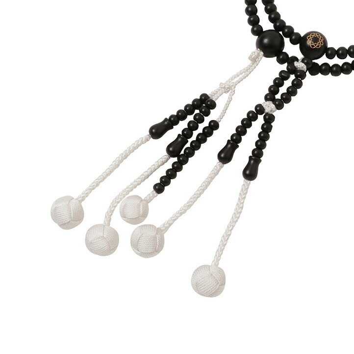 楽天市場】創価学会 素挽き黒檀念珠・八葉マーク入り 【特大サイズ