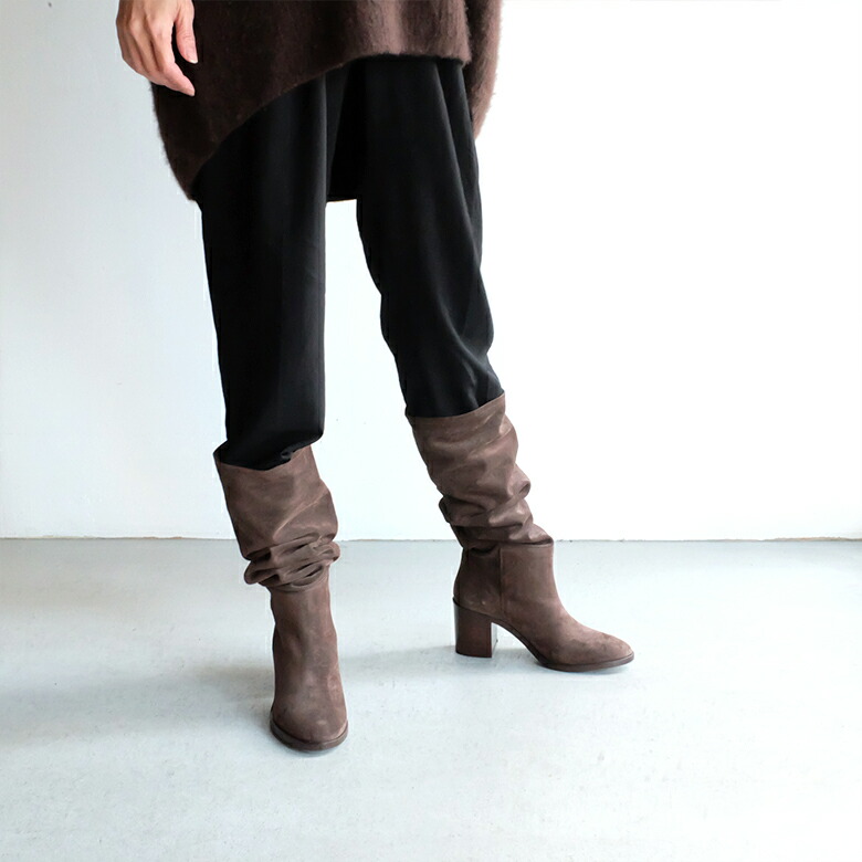 楽天市場】FABIO RUSCONI ファビオルスコーニ ロングブーツ ブラウン