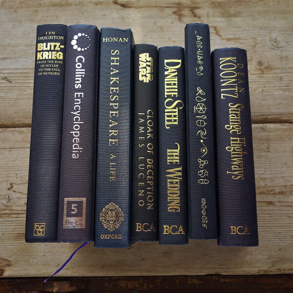 楽天市場】古書 古い本 洋書 1冊 Lサイズ 黒 茶 ベージュ オールド