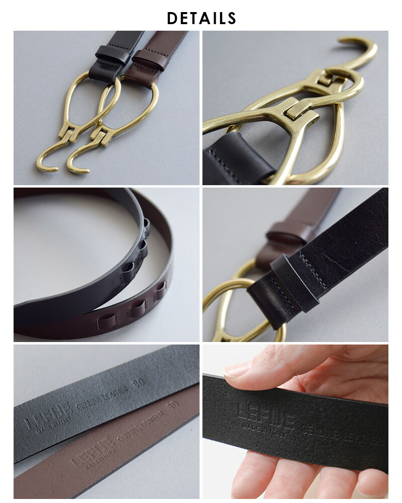 楽天市場】LEFIJE レフィエ カウレザー バックル ベルト “Cow” m4723a