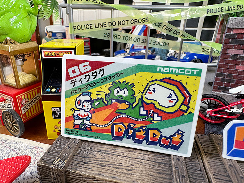 楽天市場】ナムコ オフィシャル ステッカー ディグダグ （ソフト