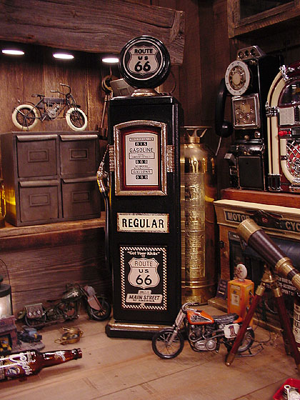 楽天市場】ルート66 ガスポンプCDタワー 「楽天1位」 アメリカン雑貨