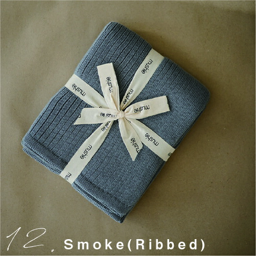 楽天市場】Mushie ムシエ Knit blanket 100%オーガニックコットン