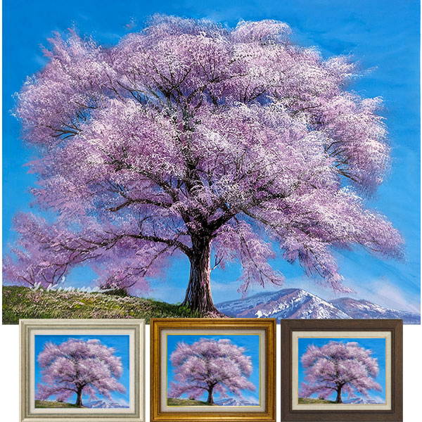 油絵 油彩 油彩画 絵画 絵【さくらロード】 油絵 油彩 油彩画 絵画 絵