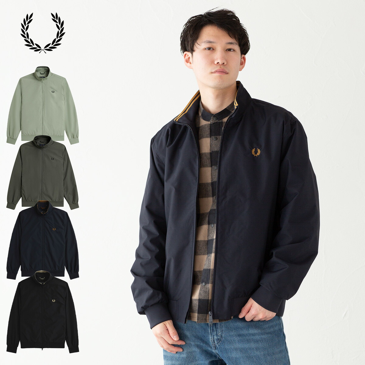 楽天市場】フレッドペリー FRED PERRY ブレンサム ジャケット J2660
