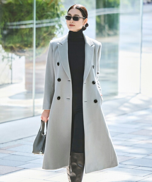 楽天市場】【日本生地】レディース ロングコート ウールコート