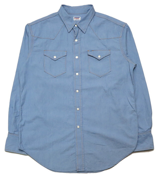 楽天市場】ダブルワークス DUBBLE WORKS 長袖 シャンブレー ウエスタン