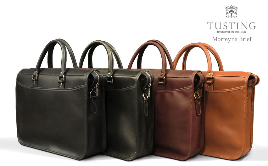 楽天市場】タスティング ブリーフケース Morteyne Atlantic leather
